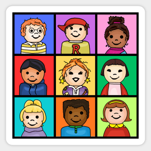 Little Magic School Bus Class Photo Sticker